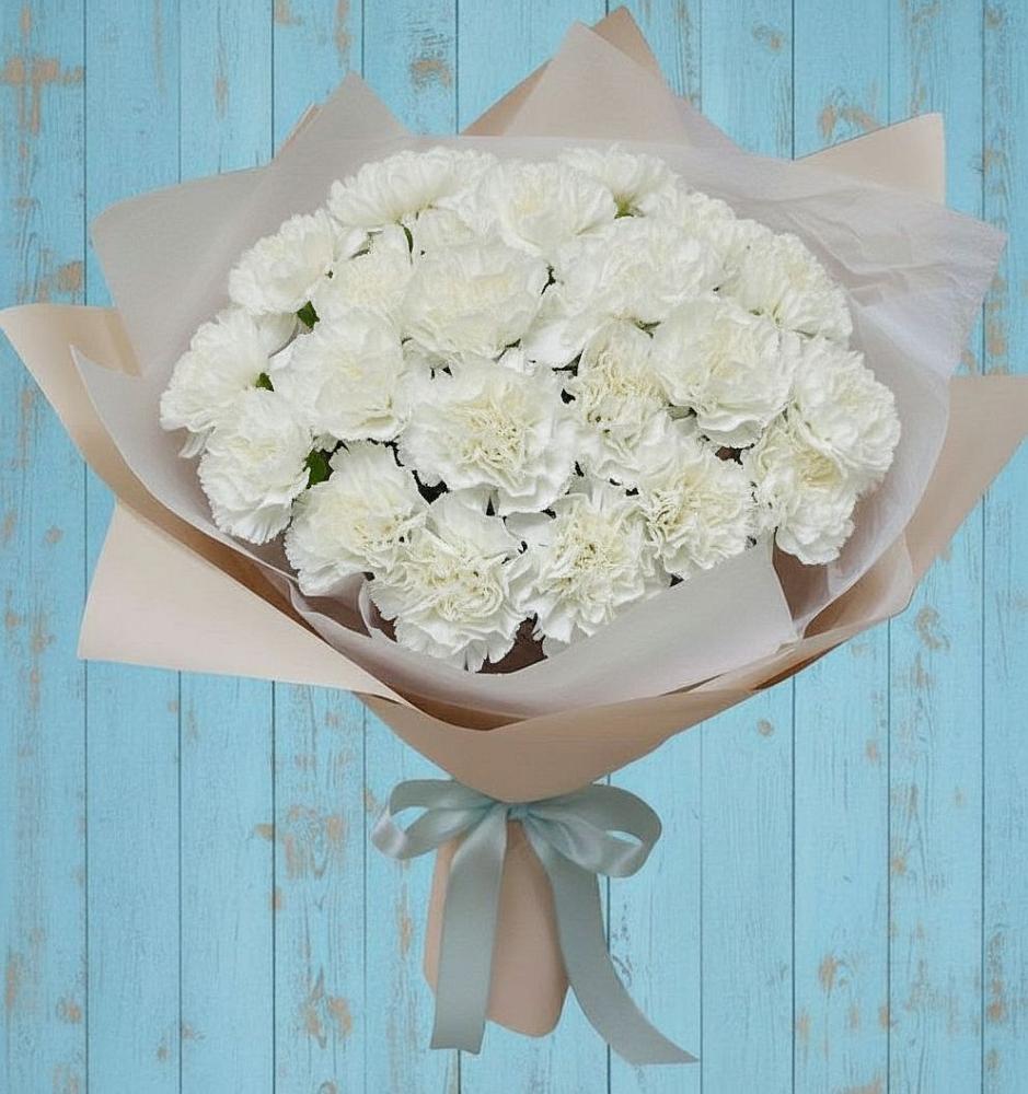 Букет цветов из: Гвоздики в Северской