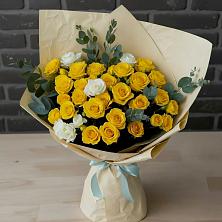 Букет цветов из:  Розы в Северской