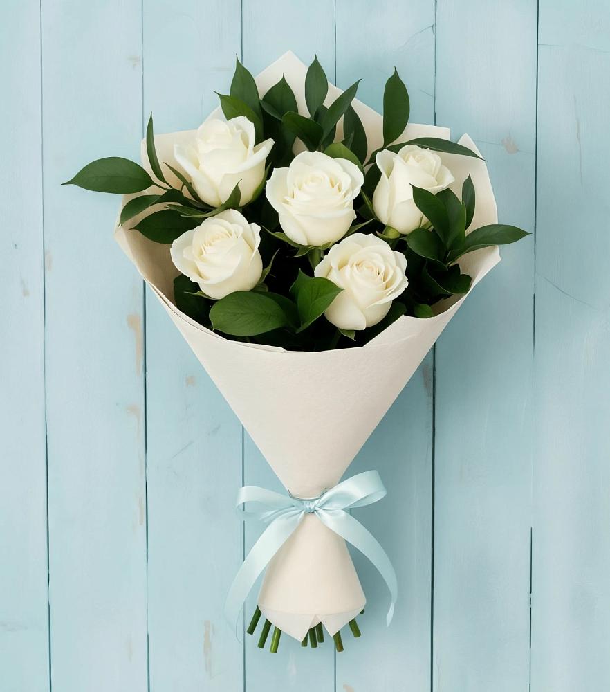 Букет цветов из: Розы в Северской