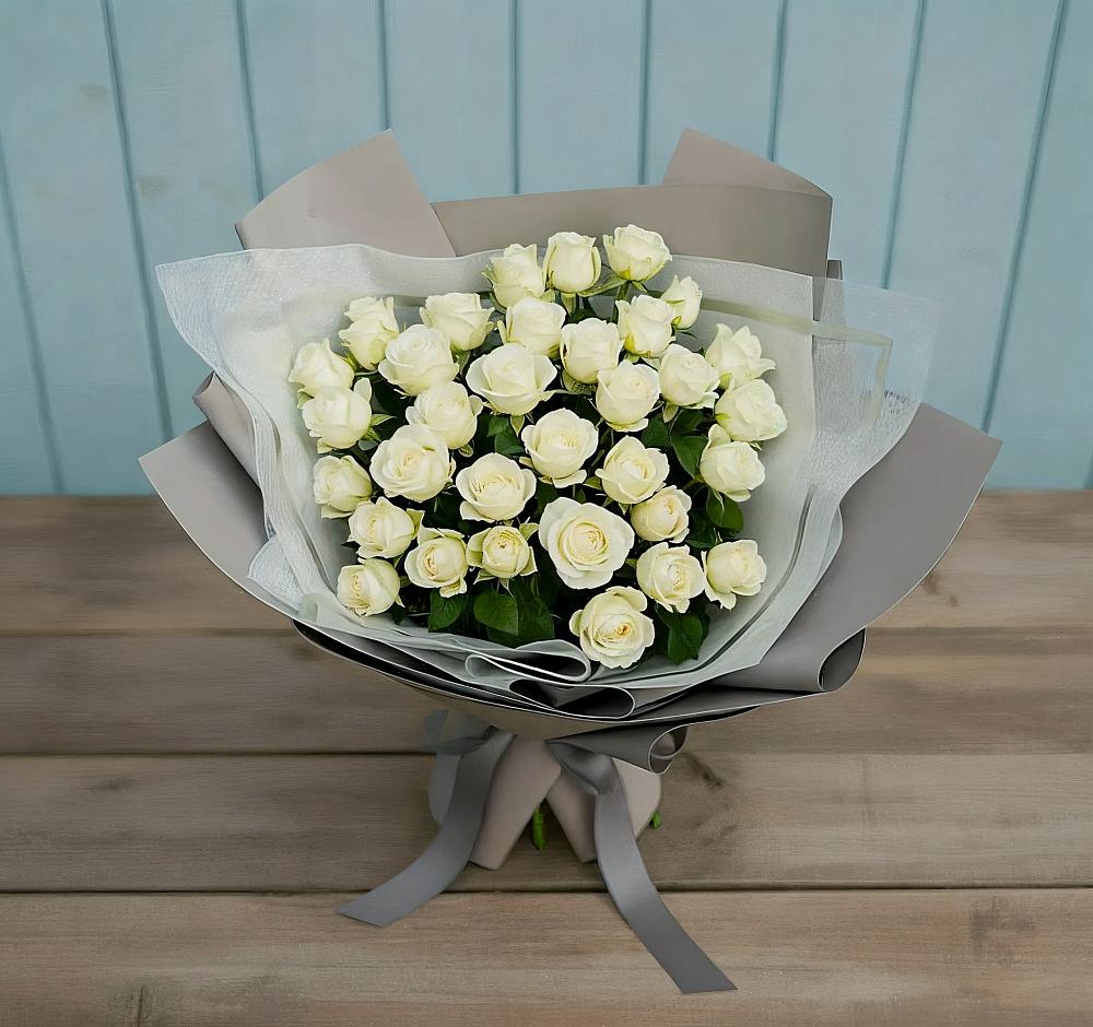 Букет Белоснежная нежность в Северской