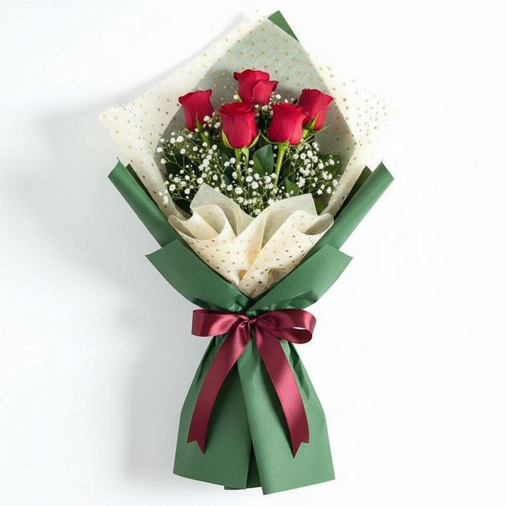 Букет цветов из: Розы в Северской