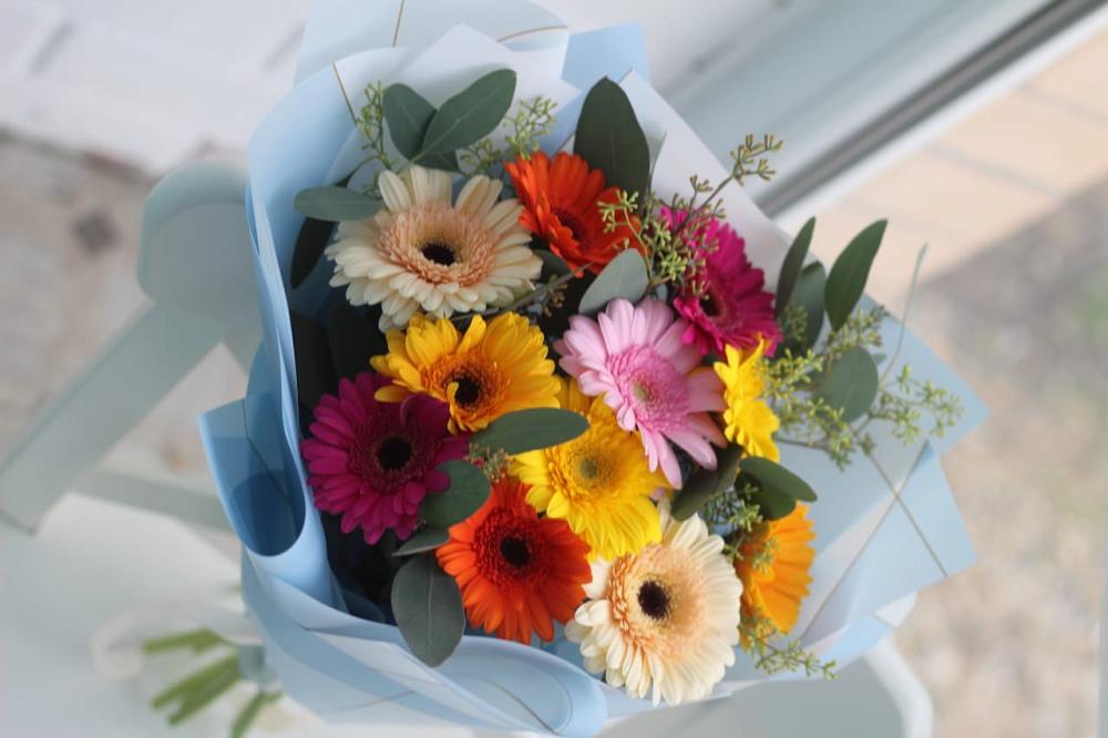 Букет цветов из: Герберы в Северской