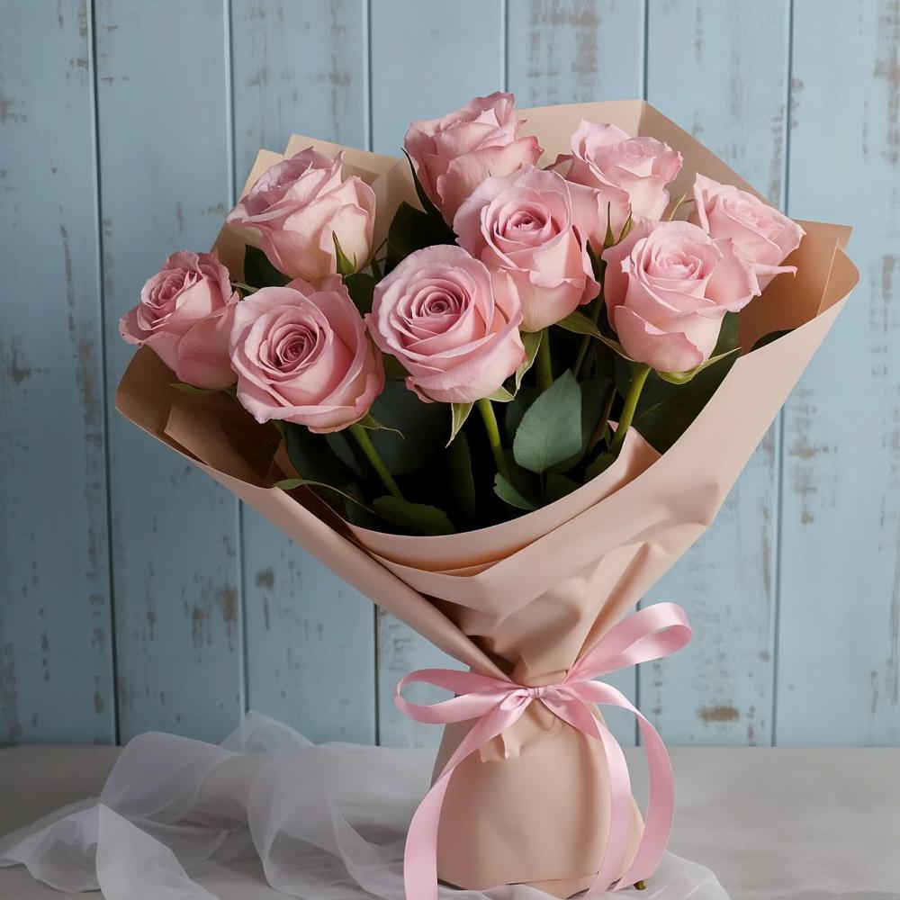 Букет цветов из: Розы в Северской