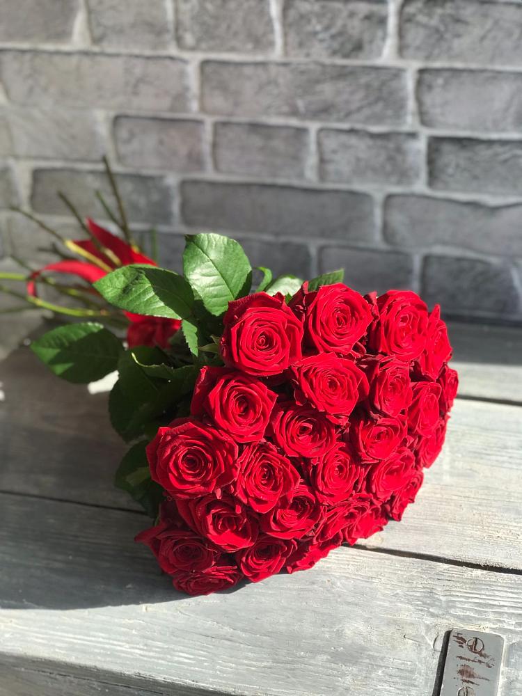 Букет Красные розы Фридом в Северской