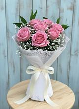 Букет цветов из:  Розы в Северской