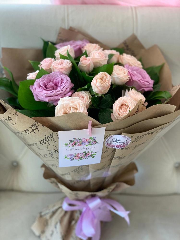 Букет цветов из: Розы в Северской