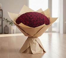 Букет 101 Красная роза в Северской