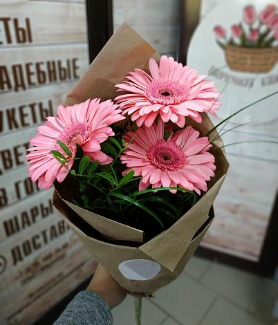 Букет цветов из: Герберы в Северской