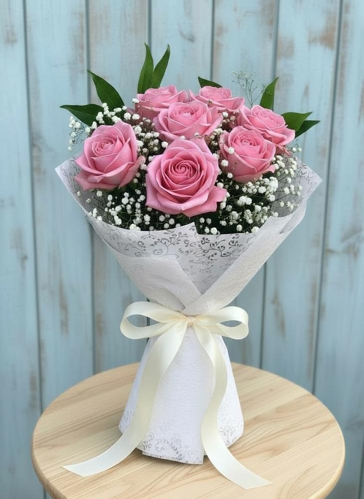 Букет цветов из: Розы в Северской