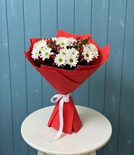 Букет цветов из:  Хризантемы в Северской