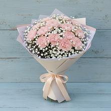 Букет цветов из:  Гвоздики в Северской