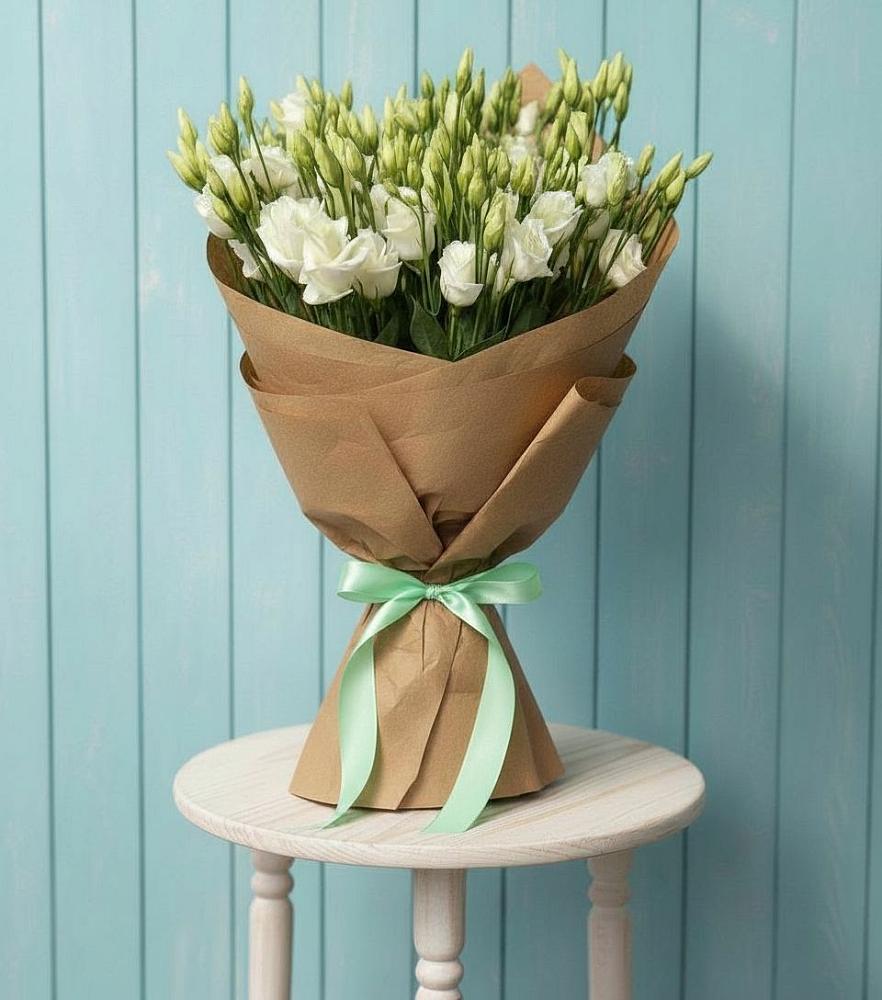 Букет цветов из: Лизиантусы в Северской