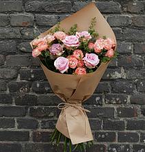 Букет цветов из:  Розы в Северской