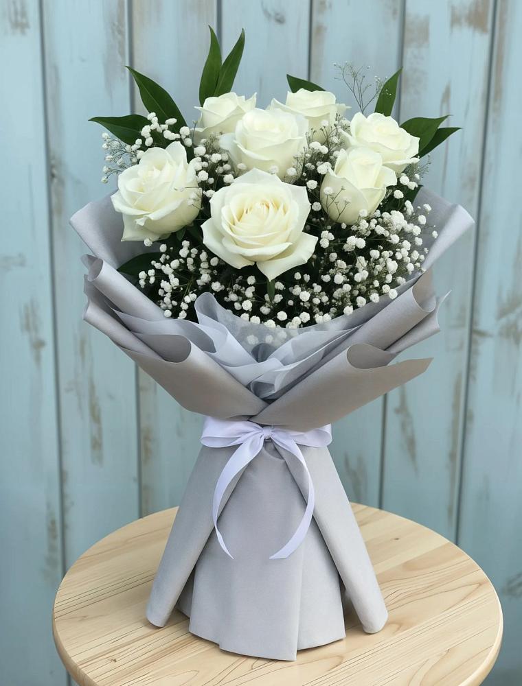 Букет цветов из: Розы в Северской