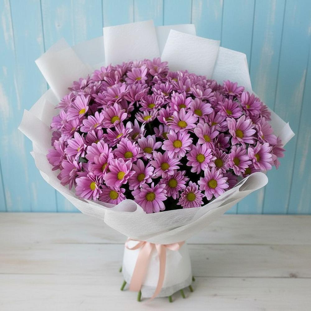 Букет цветов из: Хризантемы в Северской