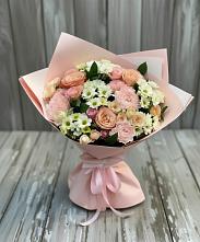 Букет цветов из:  Гвоздики, Розы и Хризантемы #REPLACE_PRED# Северской