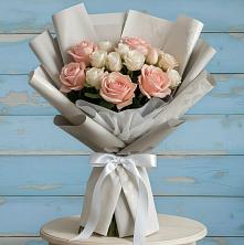 Букет цветов из:  Розы в Северской