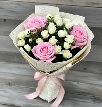Букет цветов из:  Розы в Северской