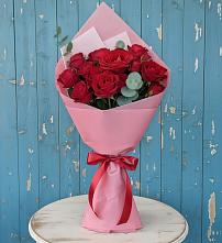 Букет цветов из:  Розы в Северской