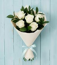 Букет цветов из:  Розы в Северской