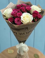 Букет цветов из:  Розы в Северской