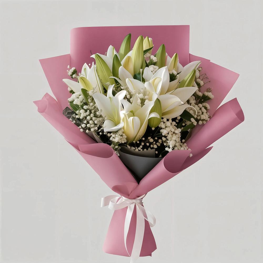 Букет цветов из: Лилии в Северской