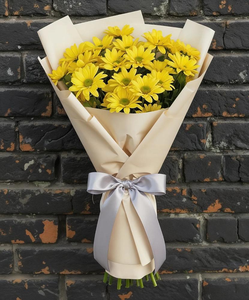 Букет цветов из: Хризантемы в Северской