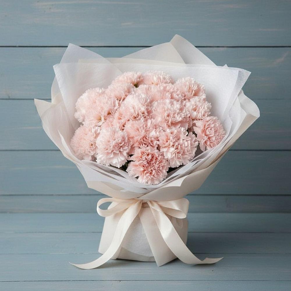 Букет цветов из: Гвоздики в Северской