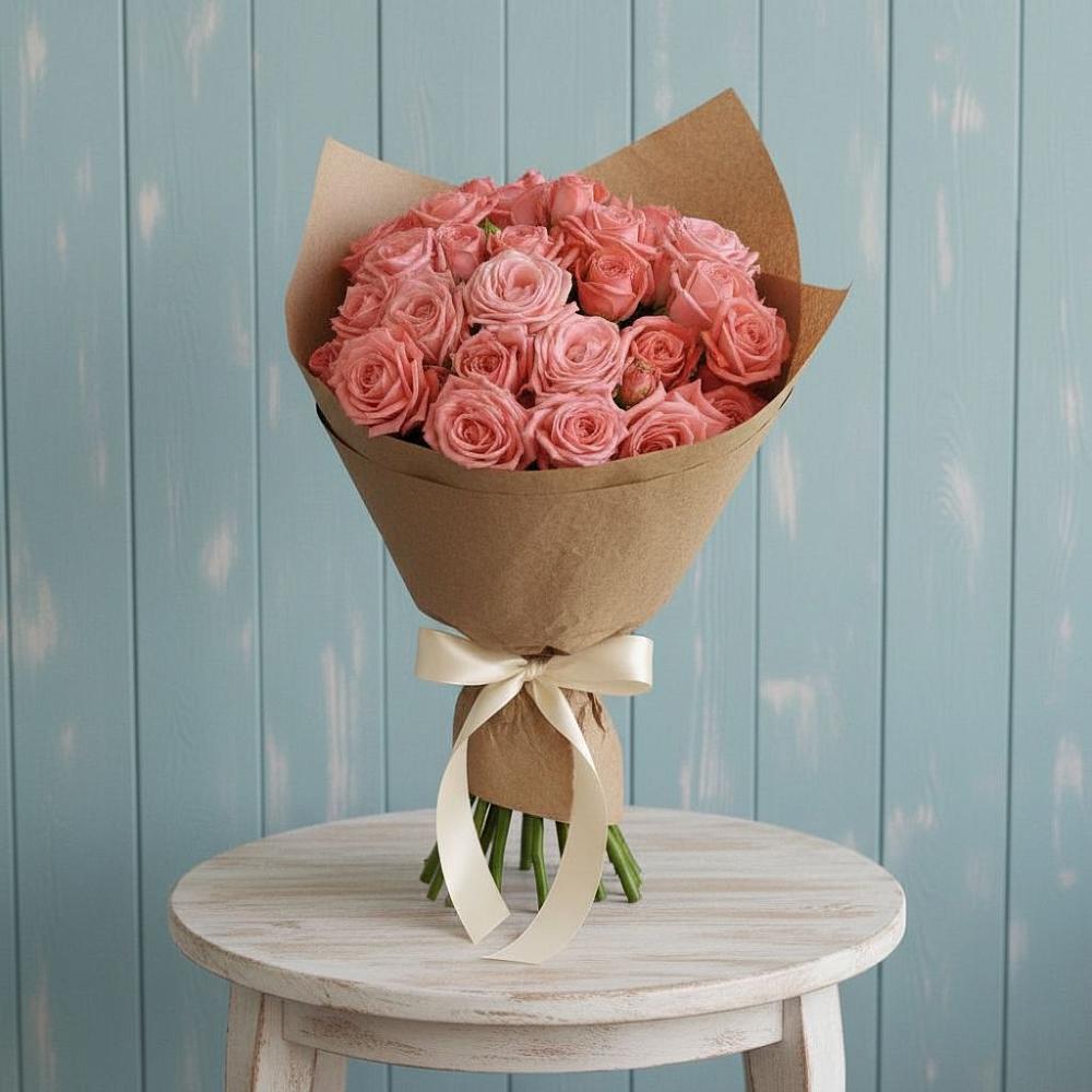 Букет цветов из: Розы в Северской