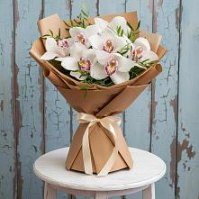 Букет цветов из:  Орхидеи и Розы в Северской